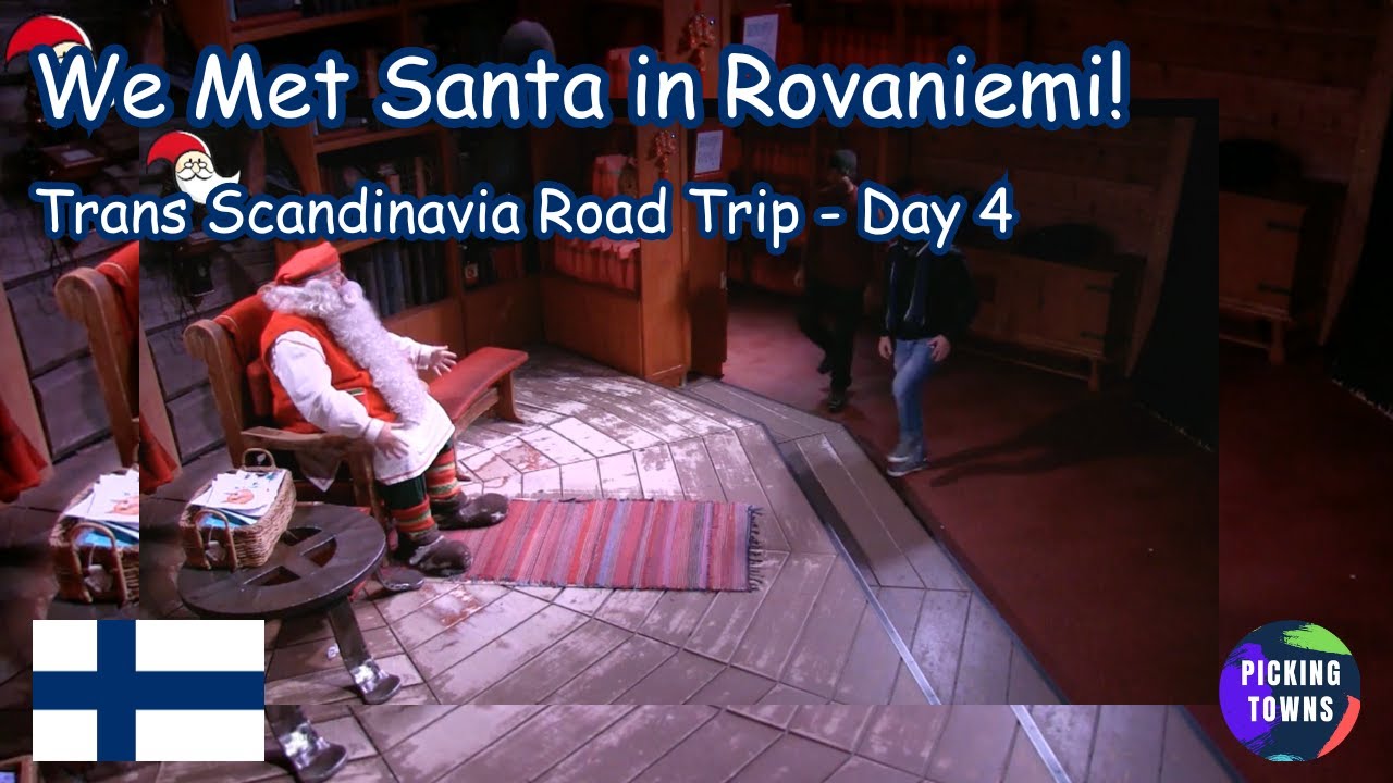 Ep. 39 - Met Santa in Rovaniemi | Trans Scandinavia Road Trip - Day 4 | Santa Claus Village, Finland