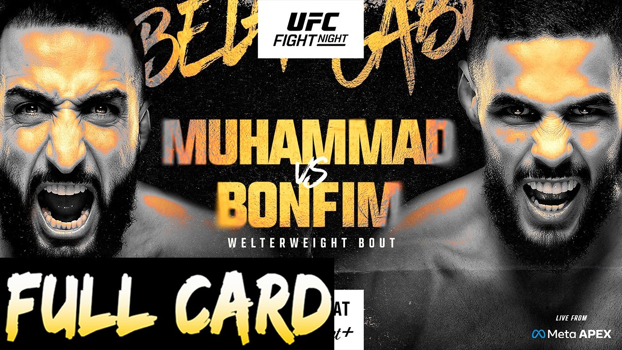 Прогнозы на UFC Vegas 118: Мухаммед против Бонфима, полный анализ ставок на турнир.