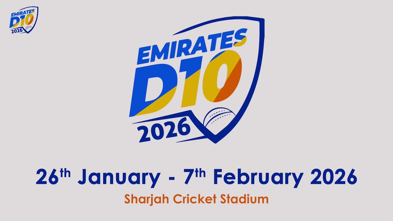 Emirates D10 Series 2026 - Abu Dhabi vs Emirates Red - Match 17 - Sharjah Cricket Stadium