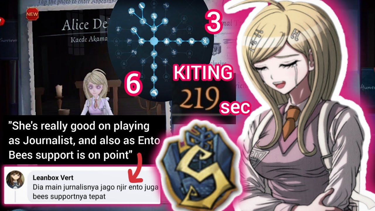 HOW TO KITE LONG with TIDE TURNER (36) S Badge Journalist Asia Kaede Rank Identity V