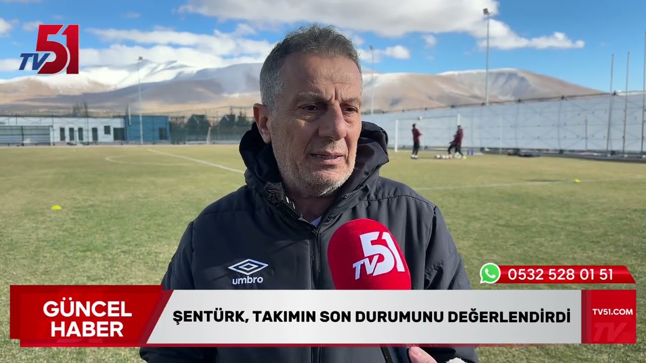 ŞENTÜRK, takımın son durumunu değerlendirdi