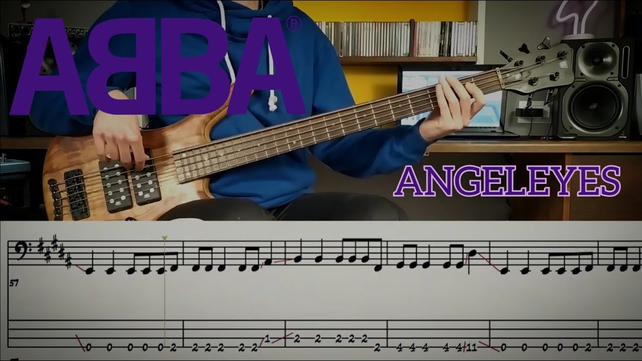 ABBA - Angeleyes /// Bass Line Cover [Play Along Tab]