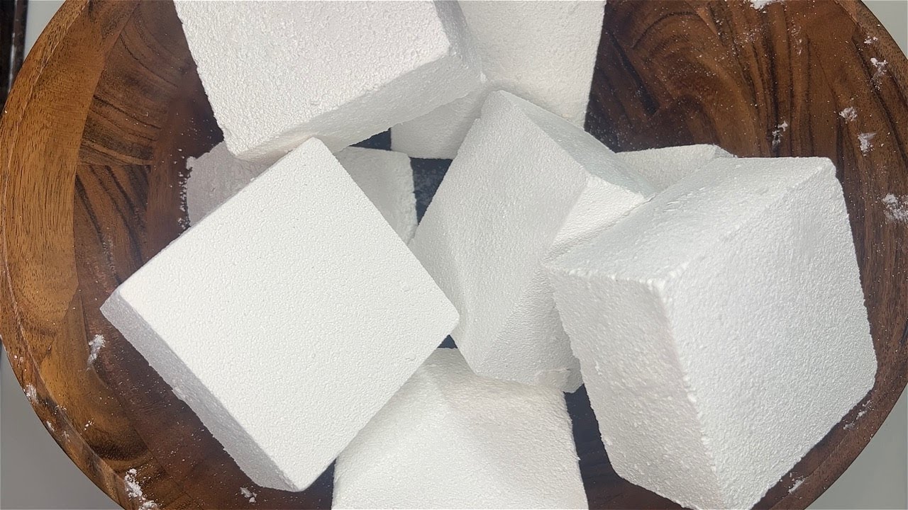 8 BLOCKS CRUNCHY REFORMED GYM CHALK CRUSH | ASMR