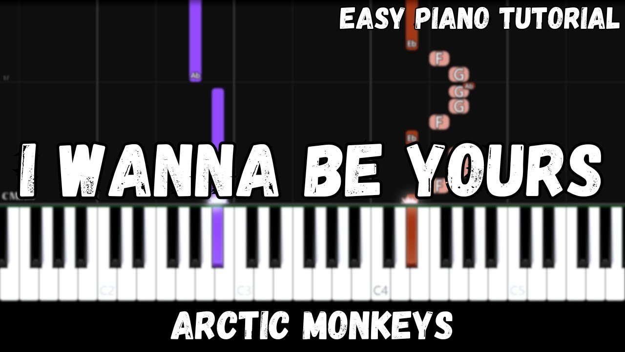 Arctic Monkeys - I Wanna Be Yours (Easy Piano Tutorial)