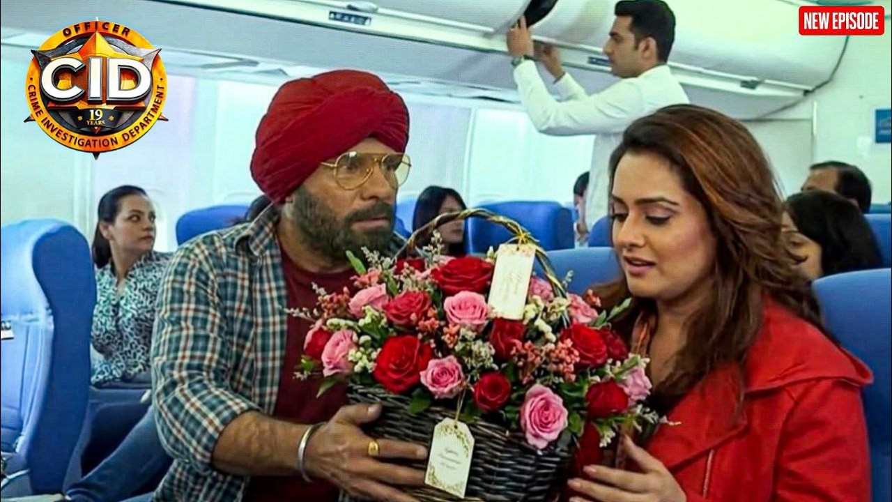 सरदार बनकर Daya पंहुचा Plane पर लड़की के साथ || CID | Latest Episode ||