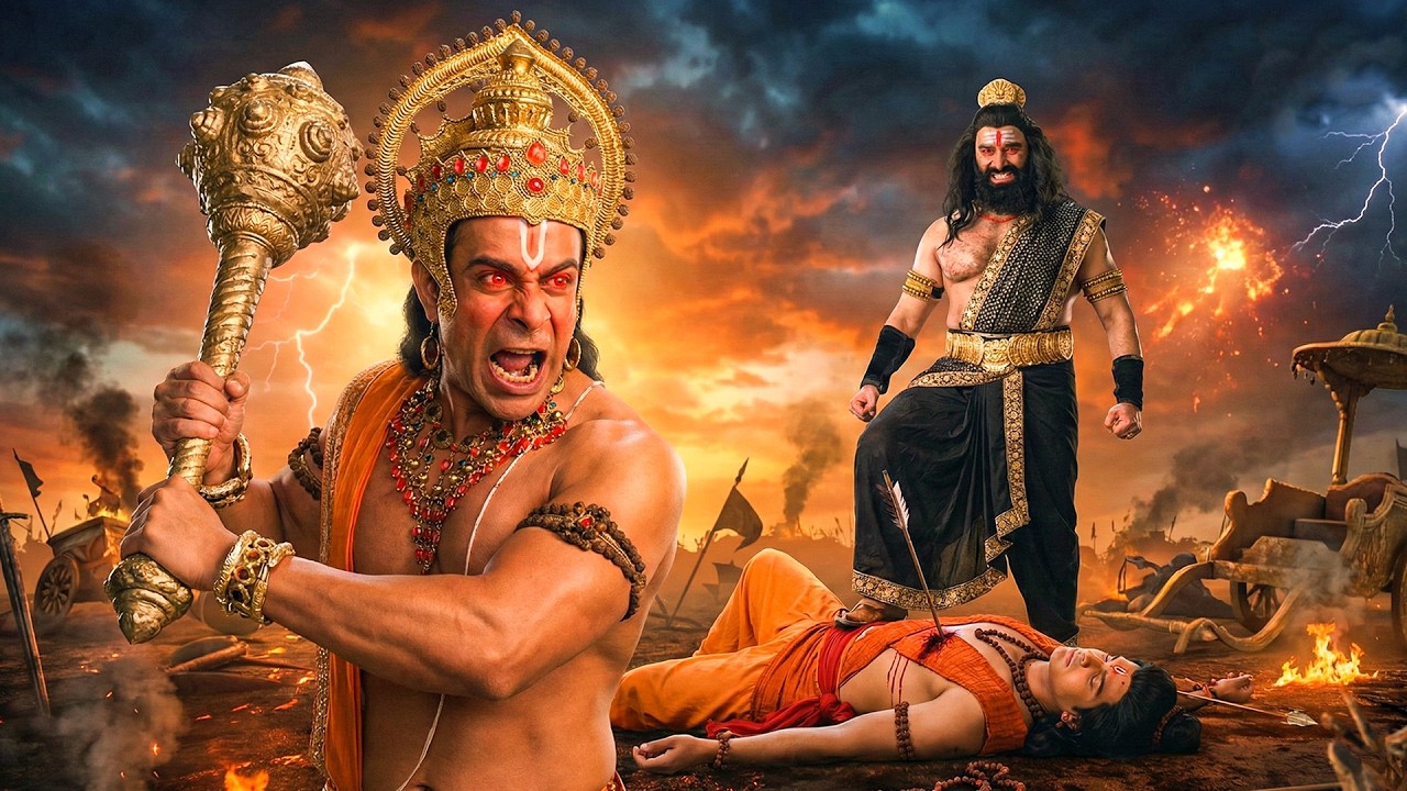 रावण ने ले लिए लक्ष्मण के प्राण, क्रोध से दहाड़े हनुमान | श्रीमद् रामायण | New Episode 2026