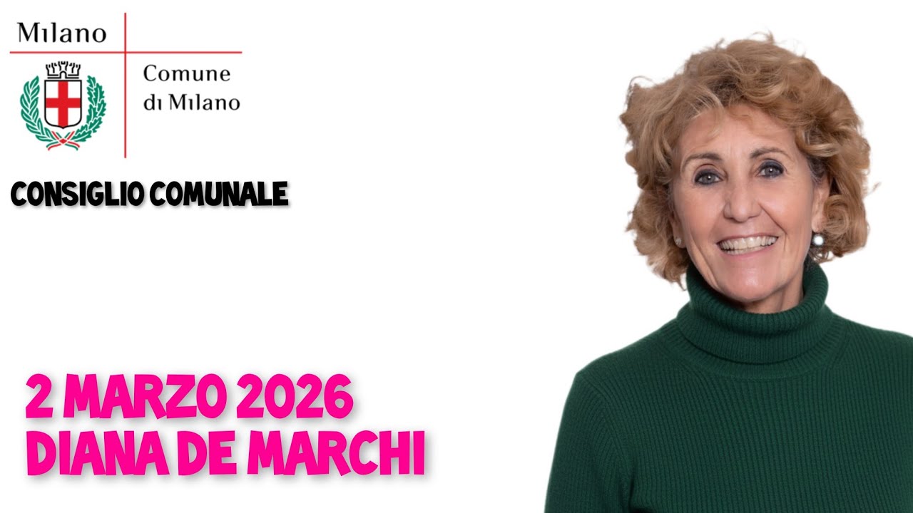 Diana De Marchi in Consiglio 02.03.2026 - Rete antiviolenza Milano - Osservatorio sui femminicidi