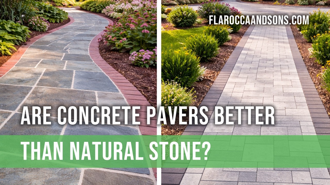 Are Concrete Pavers Better than Natural Stone Pavers? Comparison Westchester County, NY