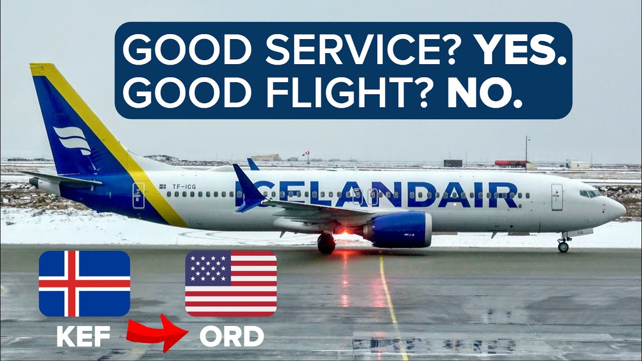 TripReport | Icelandair | Reykjavik to Chicago | Boeing 737 MAX 8