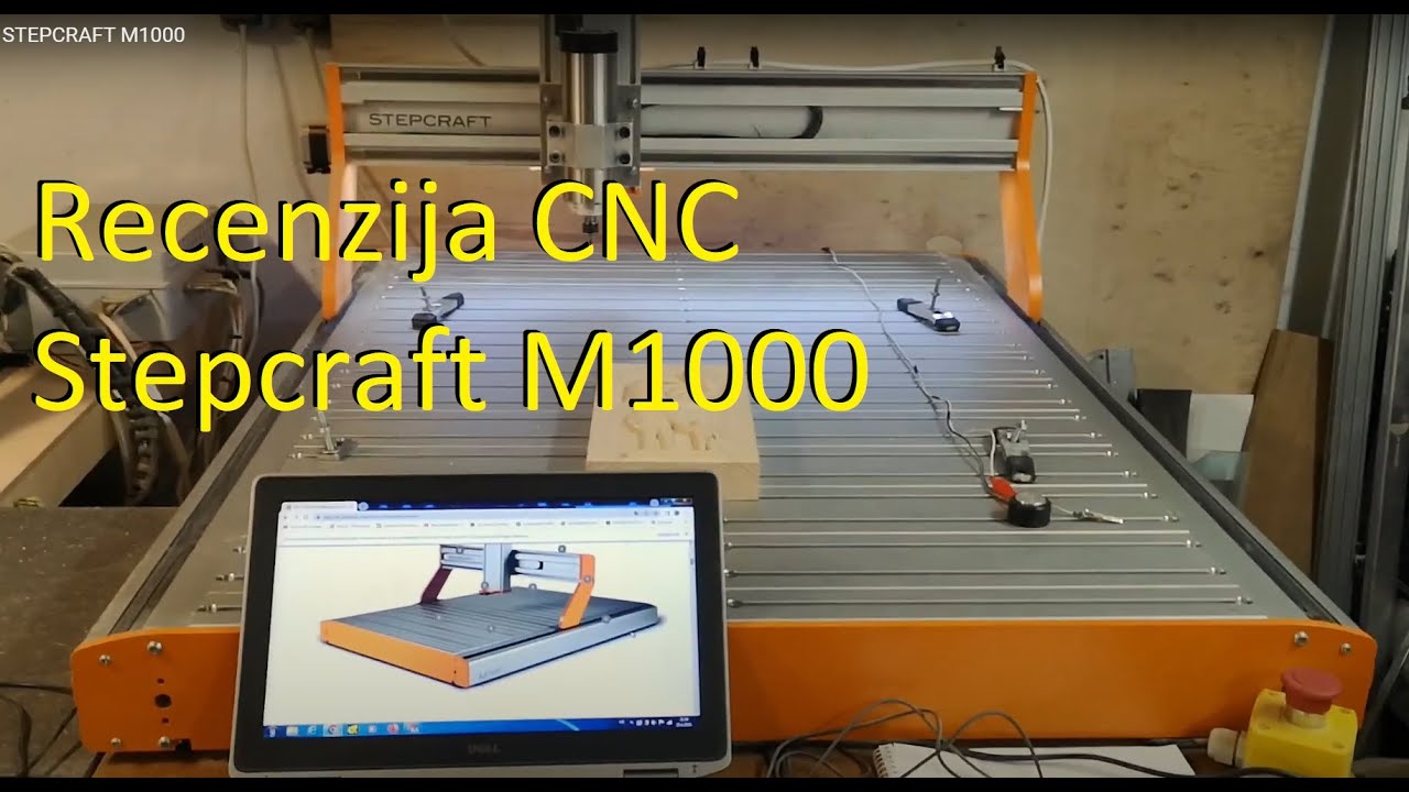 Recenzija CNC stroja - STEPCRAFT M1000 - Prvi dio