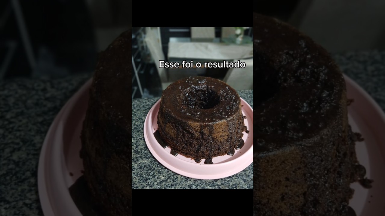 Bolo de caf&eacute; com chocolate #receitas #bolos #cake