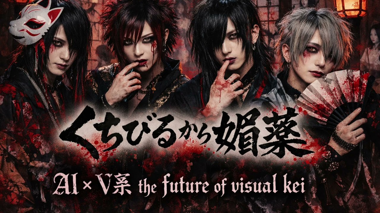 『くちびるから媚薬 - 工藤静香』和製ホラーV系カバー｜Japanese Horror × Visual Kei
