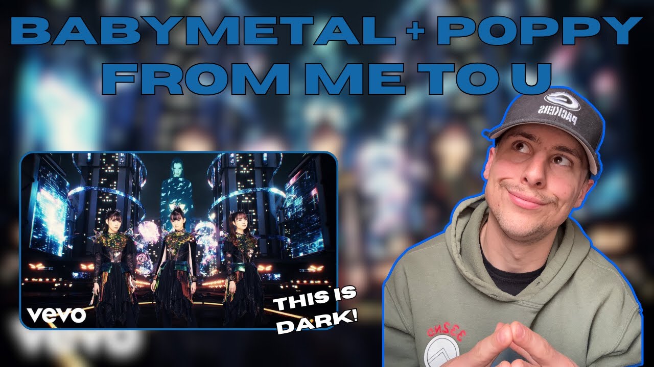 THIS IS DARK... I love it hehe l Babymetal ft. Poppy - from me to u (REACTION)