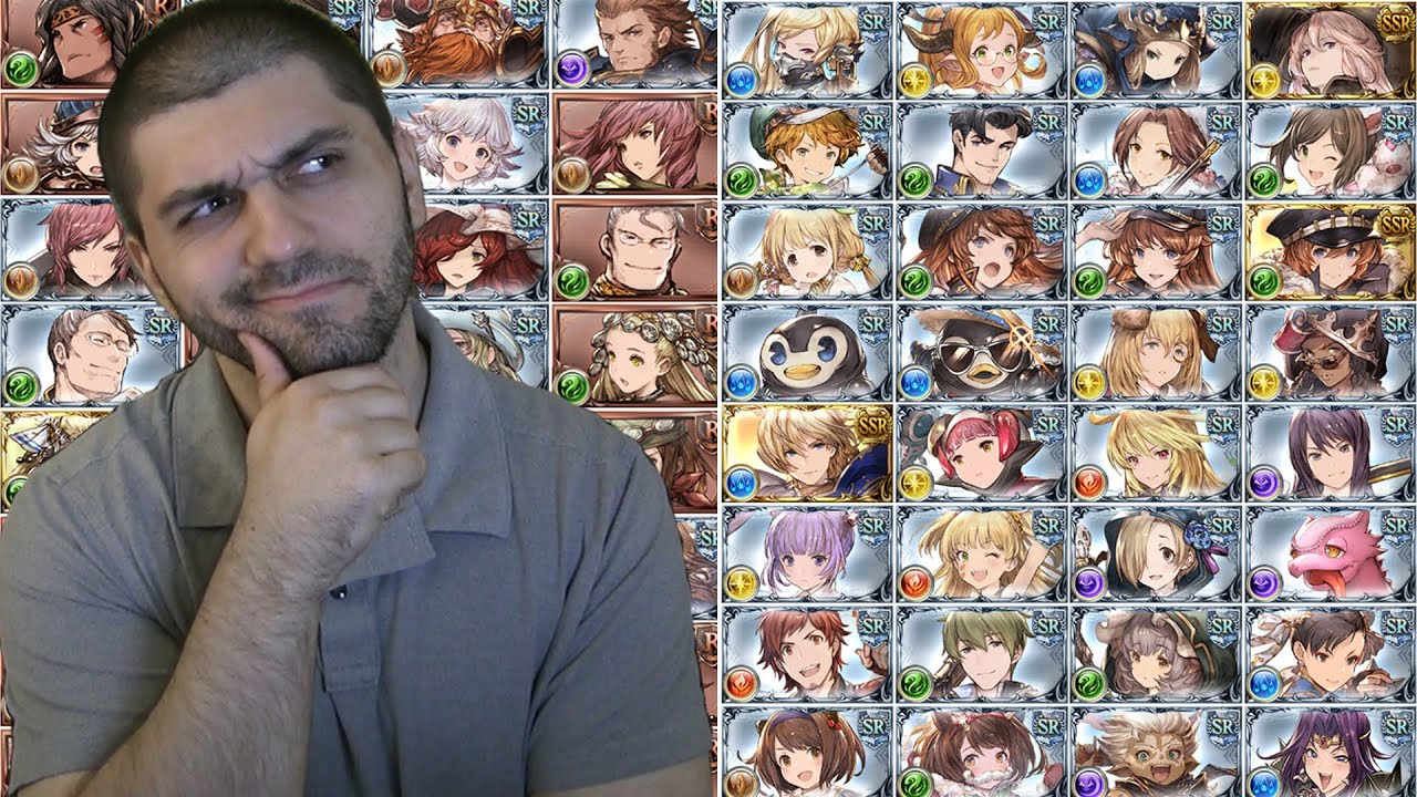 Non-Granblue Player Rates ENTIRE GAME ROSTER