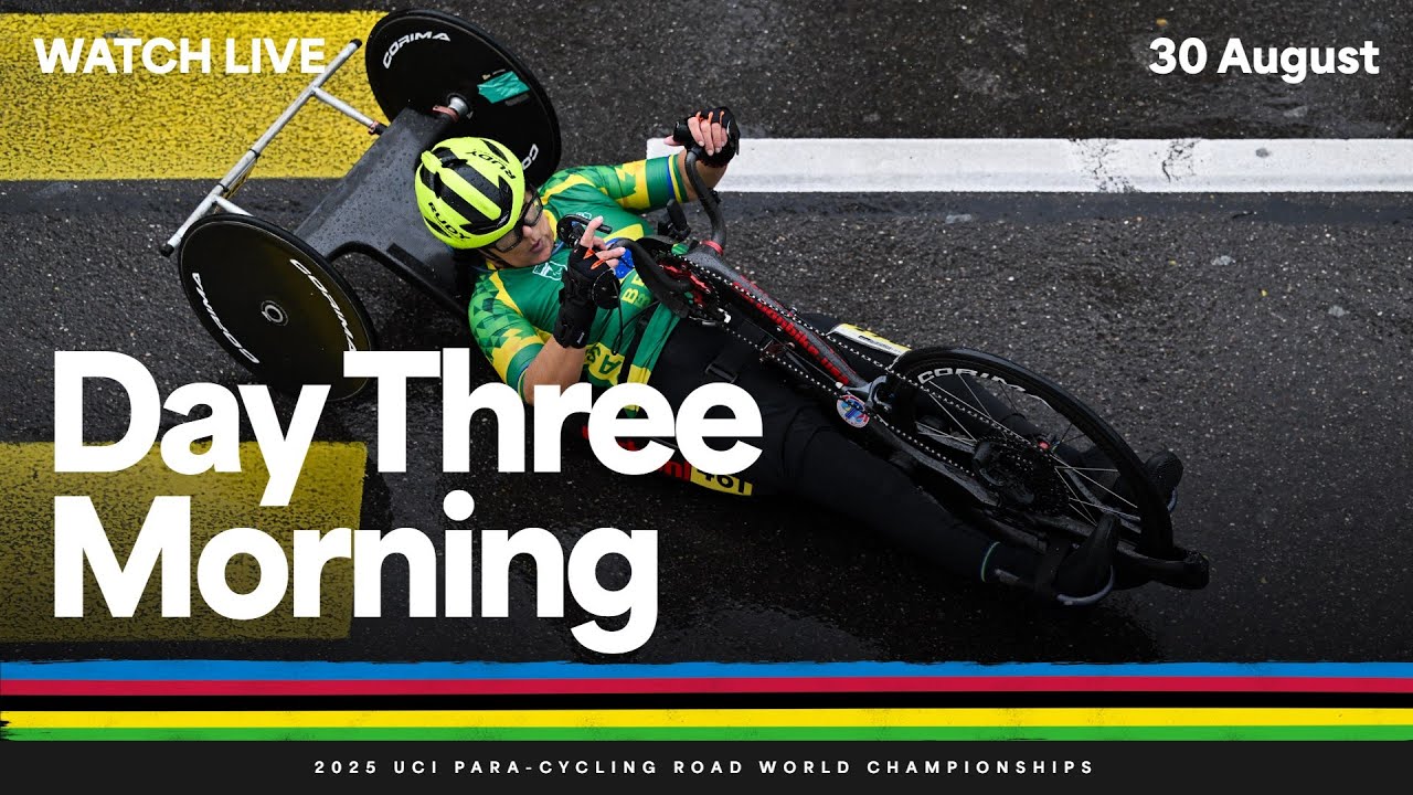 LIVE - Day Three Individual Road Races (Morning) | 2025 UCI Para-cycling Road World Championships