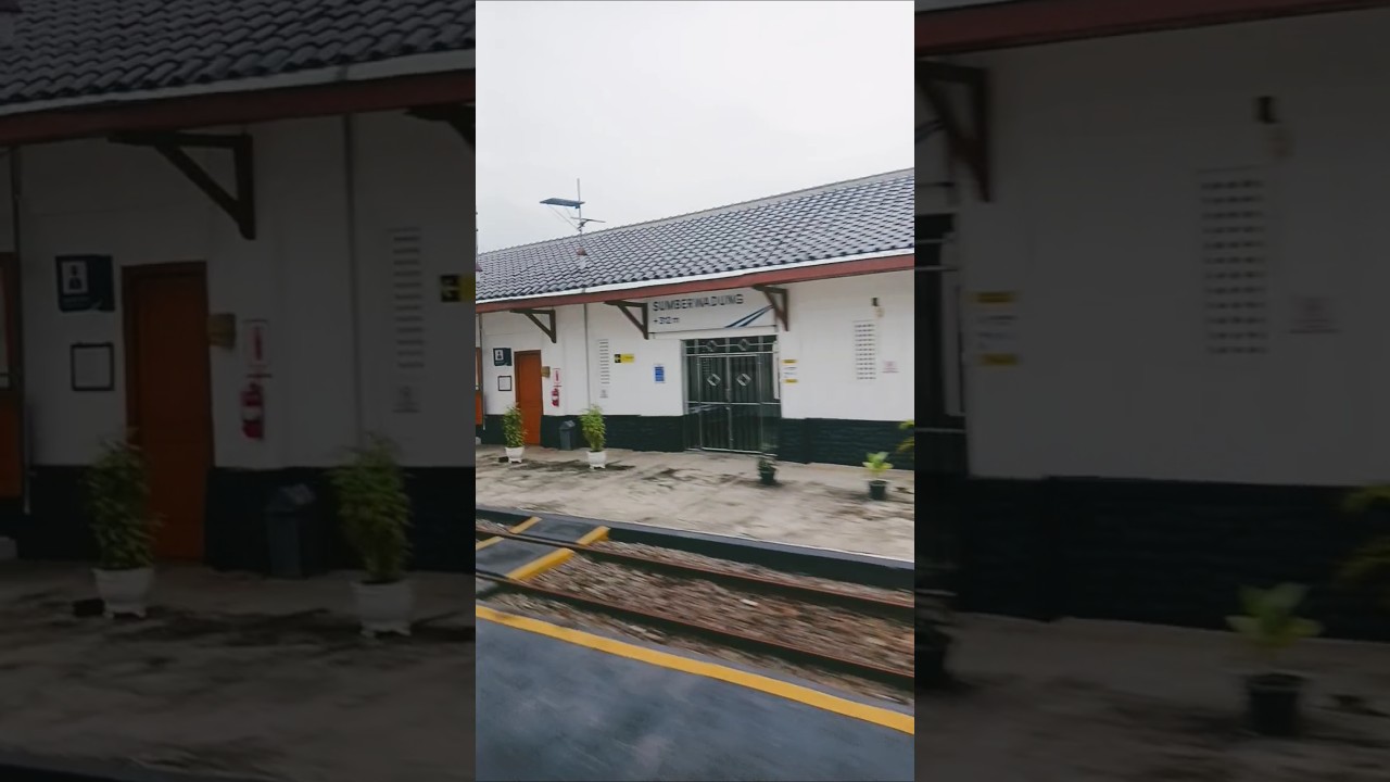Stasiun Sumberwadung Glenmore Banyuwangi dekat sumber umbul bening pule #keretaapi