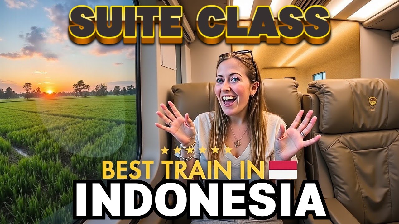 FIRST TIME to JAKARTA on INDONESIA'S MOST LUXURIOUS Train 🇮🇩 Yogyakarta (Argo Semuru SUITE)