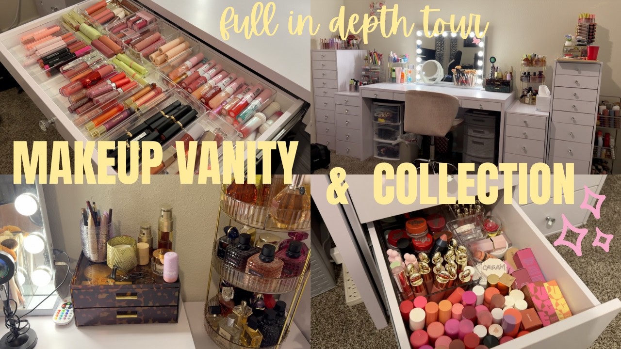 I HAVE WAY TOO MUCH MAKEUP | MASSIVE MAKEUP COLLECTION + VANITY TOUR