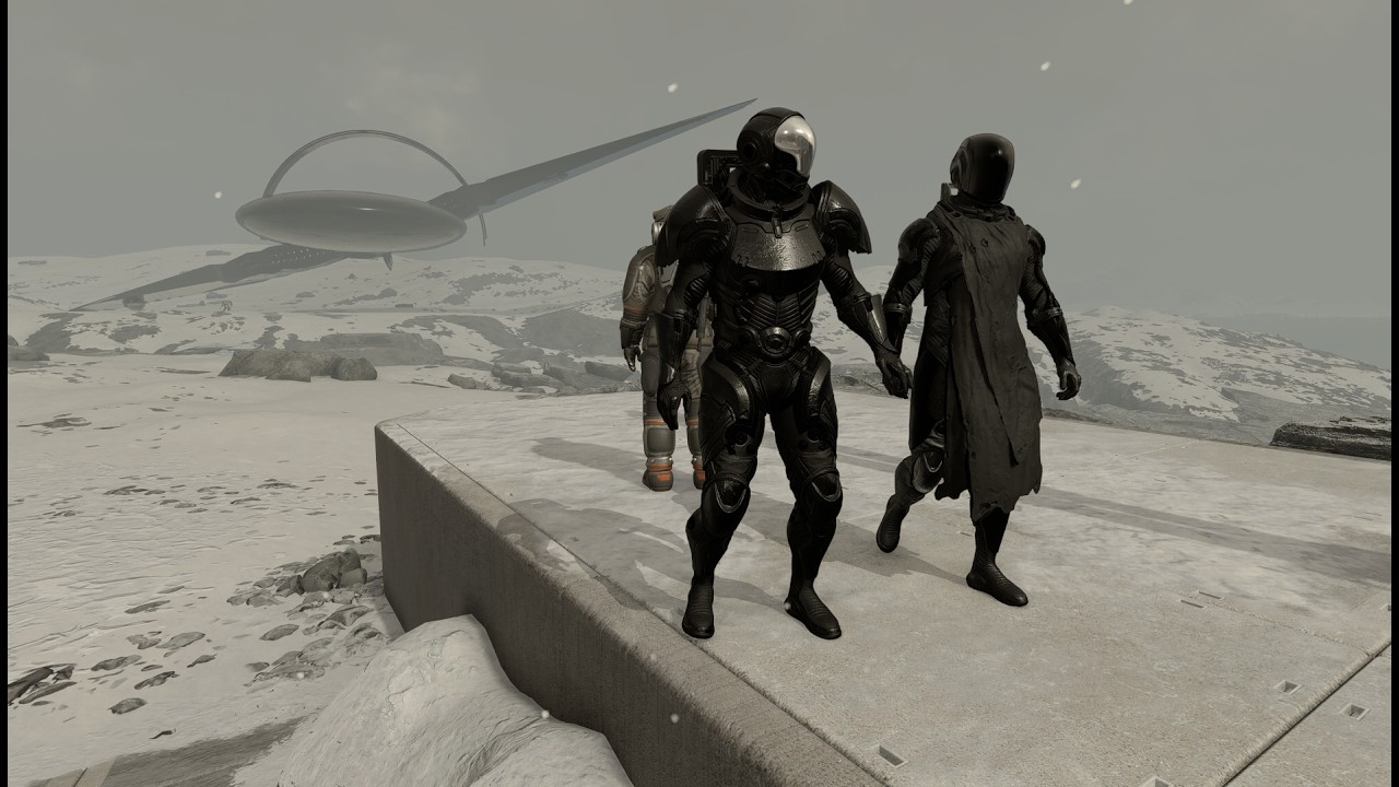 X-2357's Starfield Stream, Escape! , Chaotic Evil Va'Ruun and hair mod testing plus hanging out.