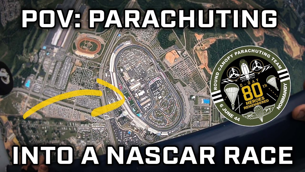 EXCLUSIVE: Jumping out of Plane into NASCAR race