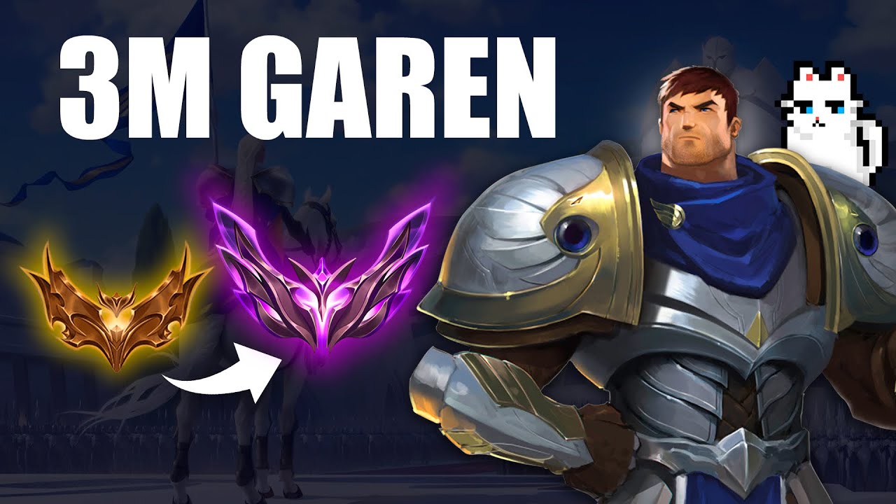 Cómo subir a Master jugando Garen EN VIVO | De Hierro a Master Dia 5😸