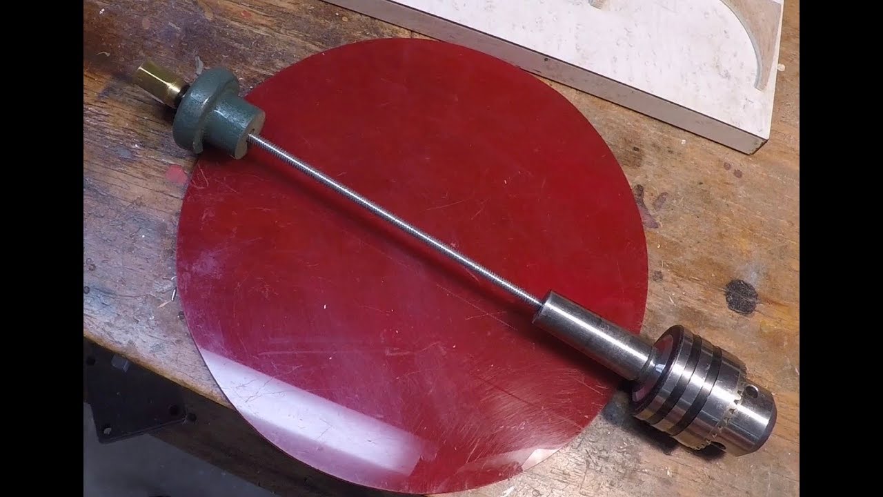 How to Make  a Draw Bar for a Wood Lathe - very simple!