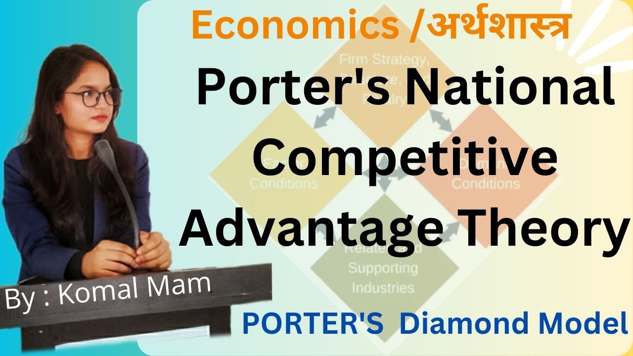 Porter's National Competitive Advantage Theory || Porter Diamond Model || EKOM Academy || By Komal