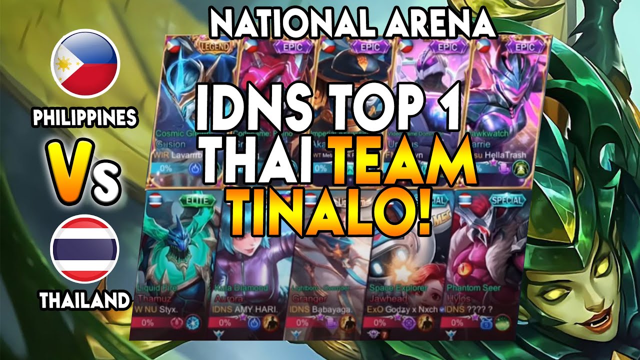 IDNS TOP 1 TEAM NG THAILAND TINALO NG TEAM PH ANG LAKAS NG MGA TANKS DITO - National Arena