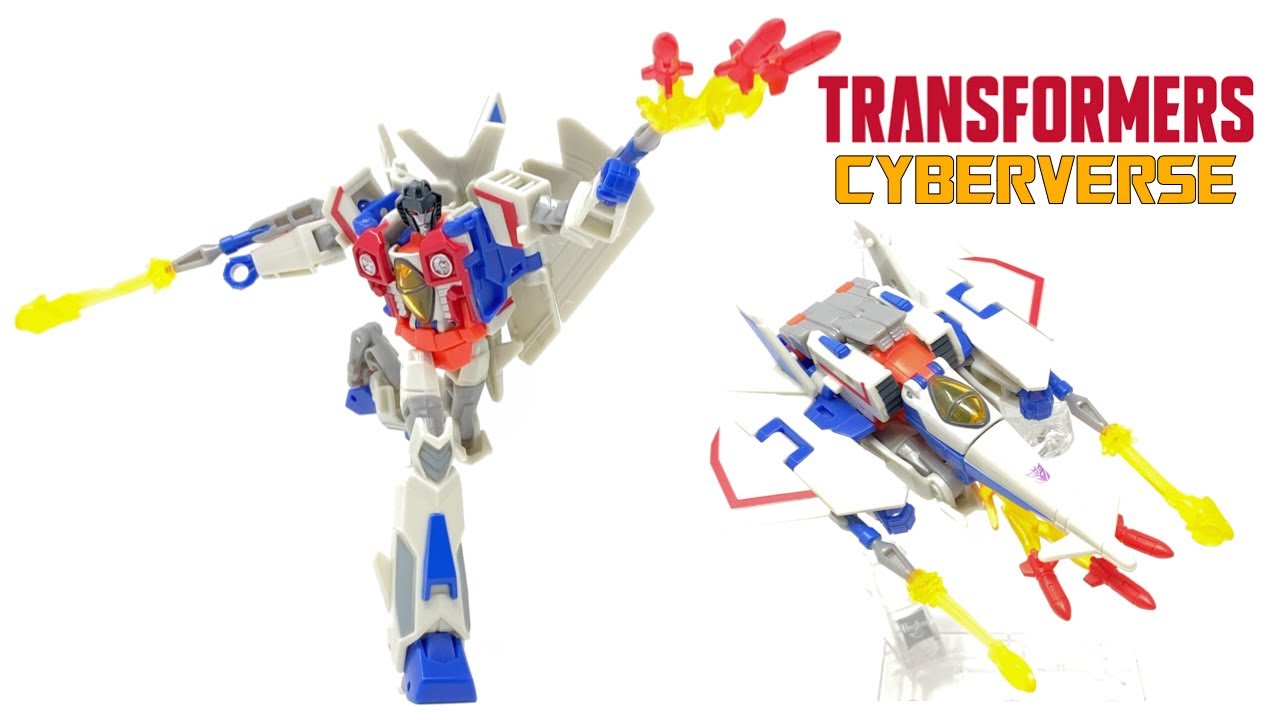 Transformers Cyberverse Deluxe Class Starscream Review