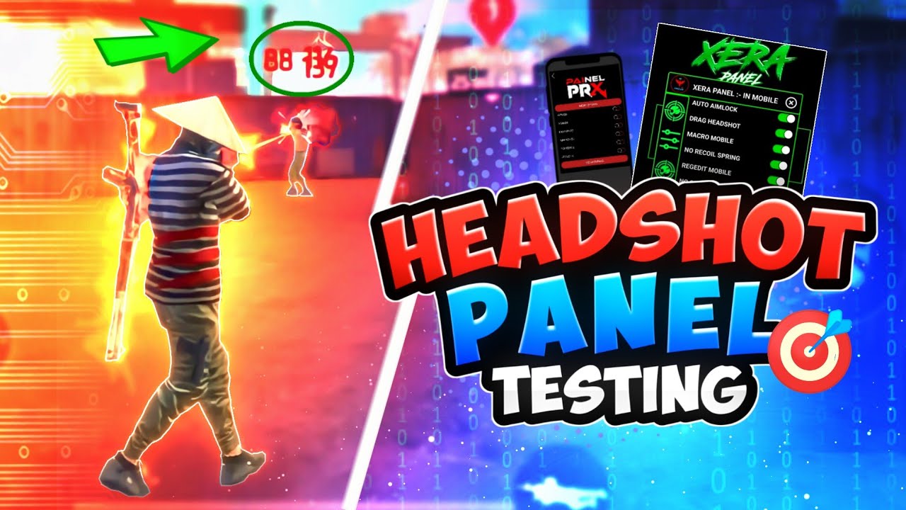 Testing Headshot Panel In Mobile Working Or Not? | Trying Auto Headshot Panel Free Fire