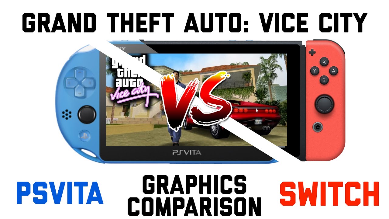Grand Theft Auto: Vice City PSVita Vs Nintendo Switch Remaster - Graphics Comparison