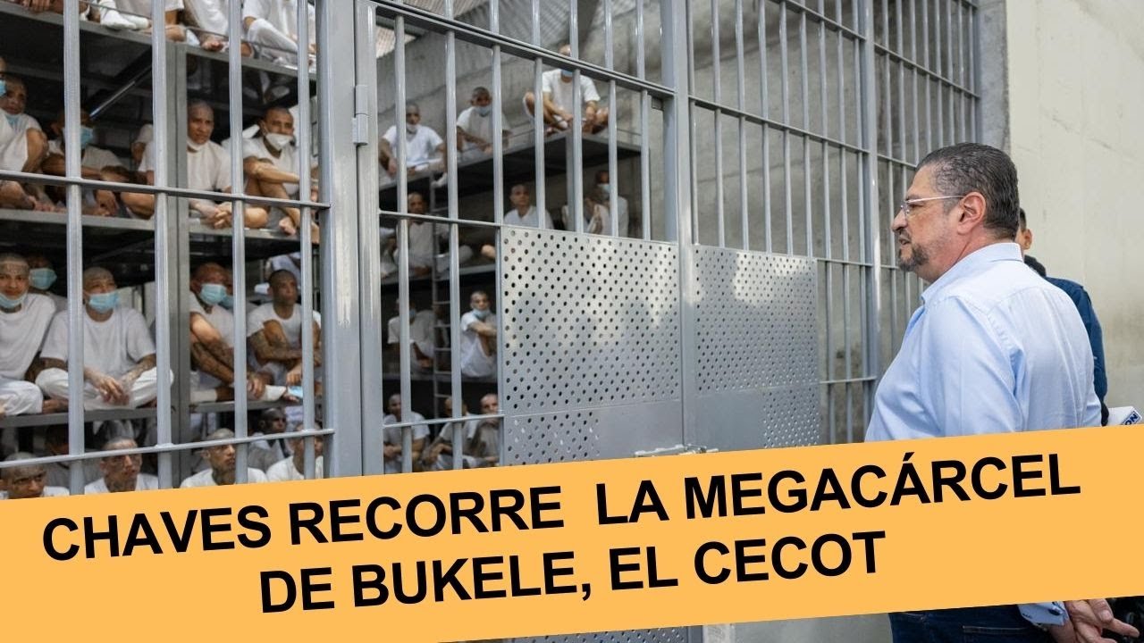 Rodrigo Chaves recorre el CECOT en su visita oficial a El Salvador