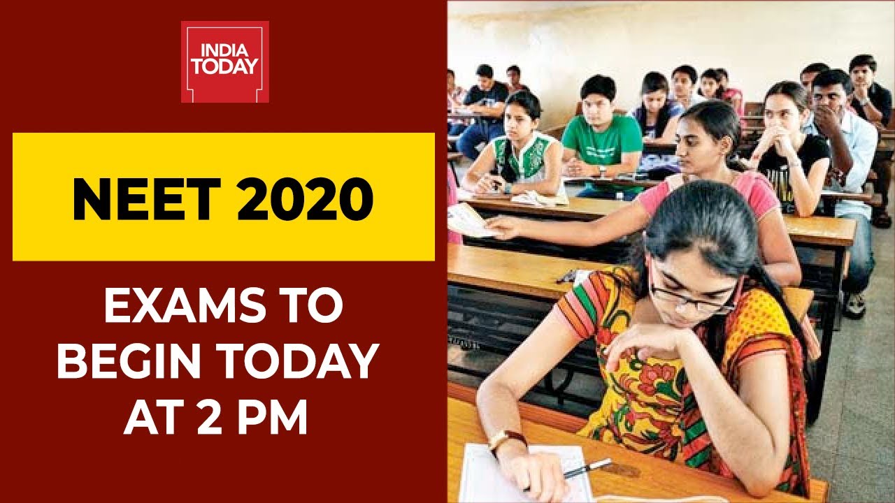 NEET 2020 Exam To Begin Soon, Students Entering Inside Exam Hall | WATCH