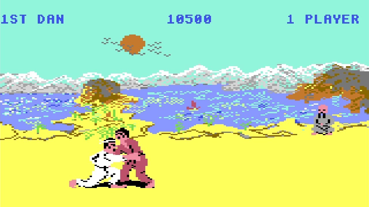 1283: Way of the Exploding Fist C64 \\ This 1985 fighting game rules & is free