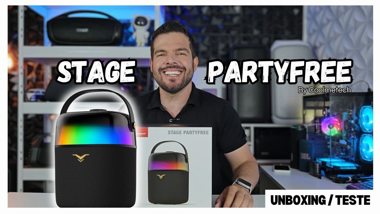 Caixa Karaok&ecirc; Stage PartyFree &mdash; 2 Microfones sem fio Incr&iacute;veis e Som Bem Equilibrado! Me Surpreendeu