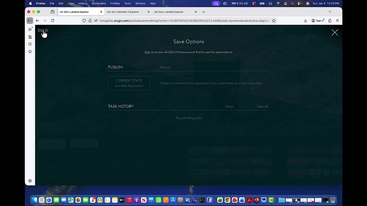 Exploring the Landsat Explorer App