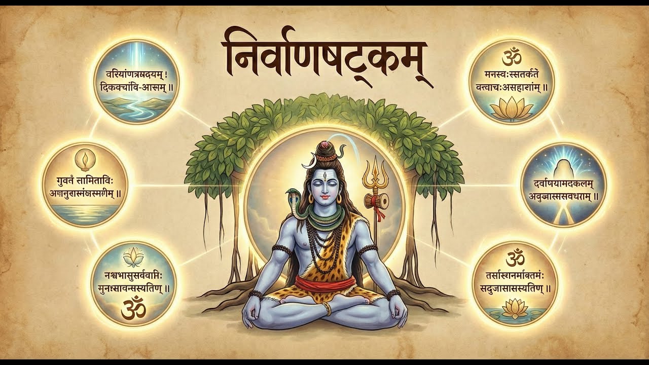 Chidananda Roopah Shivoham Shivoham | Nirvana Shatakam | निर्वाणषट्कम् | Hindu Raj Santan Dharam