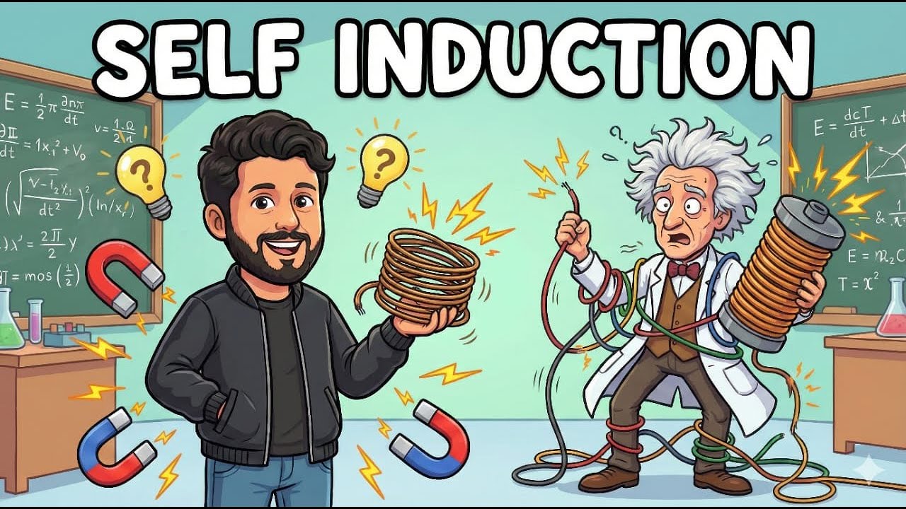 Self induction - الحث الذاتي  - Chapter 3 - Physics - Senior 3