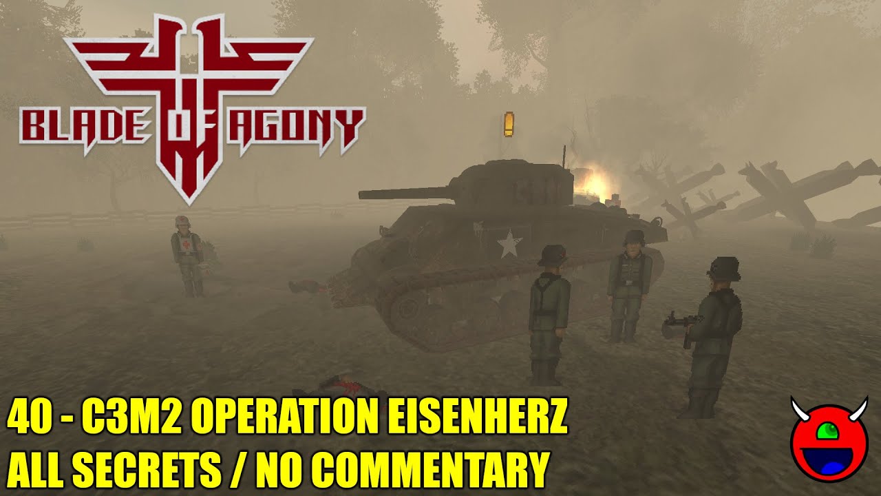 Wolfendoom: Blade of Agony - C3M2 Operation Eisenherz - All Secrets No Commentary