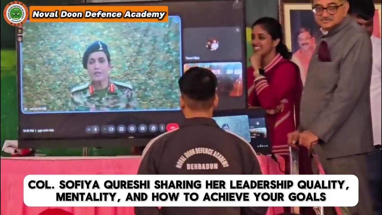 Operation Sindoor Col. Sofiya Qureshi Live with NDDA Students | Uttarakhand foundation Day 2025