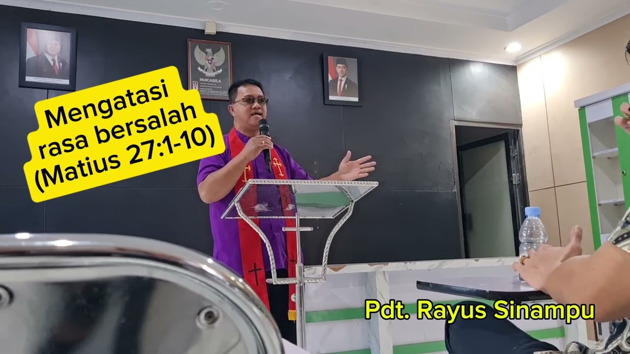 Mengatasi Rasa Bersalah. Matius 27:1-10. Dinas Kesehatan Kota Manado