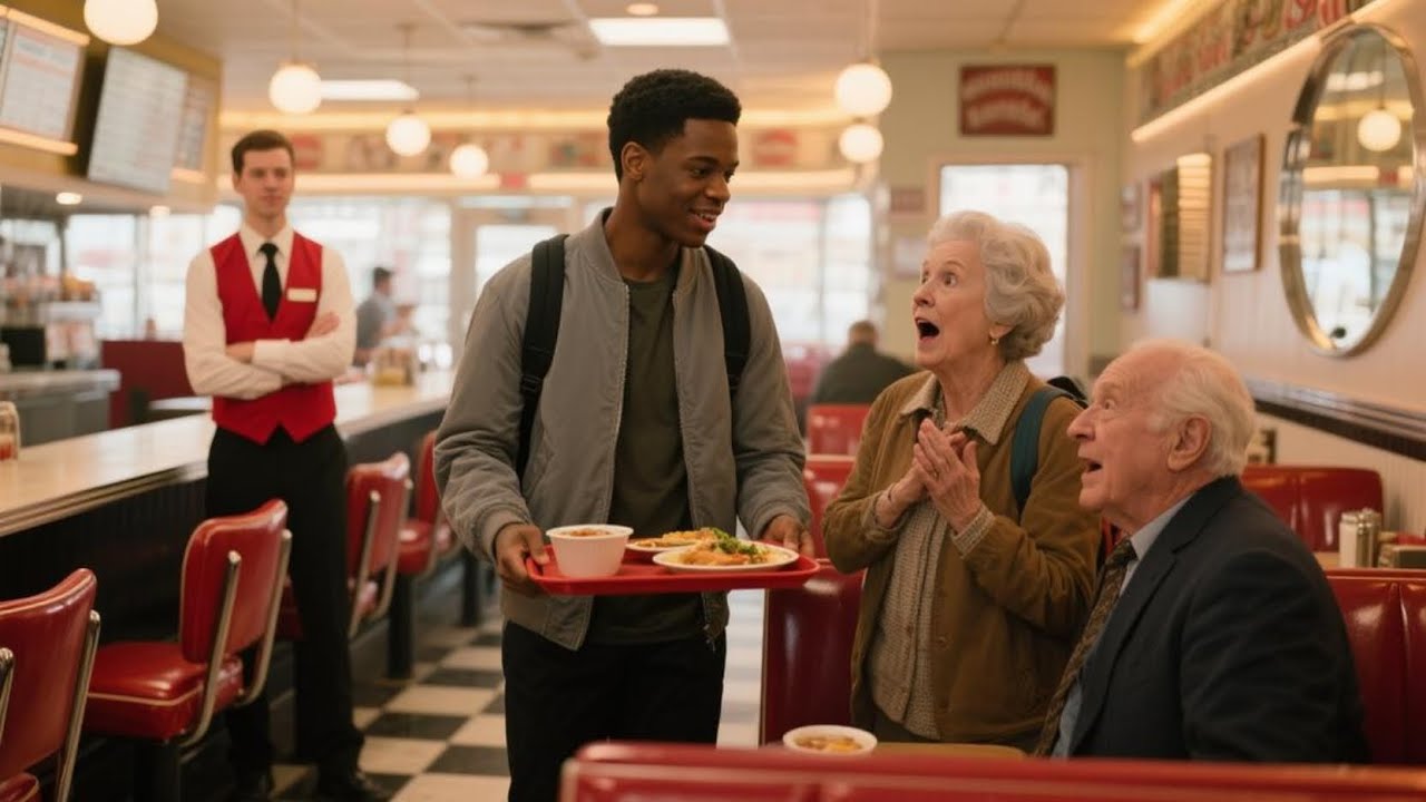 Black Boy Gave Up His Meal for an Elderly Couple — Next Day, a Millionaire Was Waiting at His Door