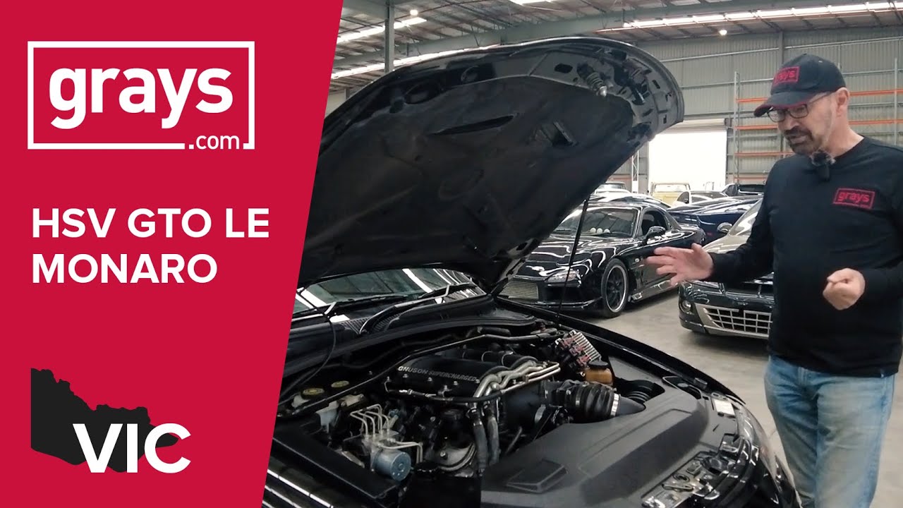 This HSV GTO Monaro is #99 out of only 100 made! Wait until you see what's under the bonnet - VIC