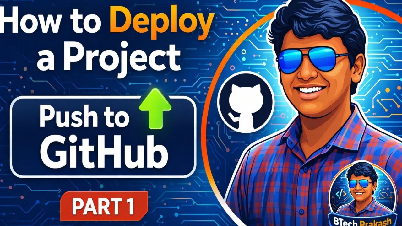 Deploy a Project to Server &ndash; GitHub Push Explained |Part 1#project #github #server #education #study
