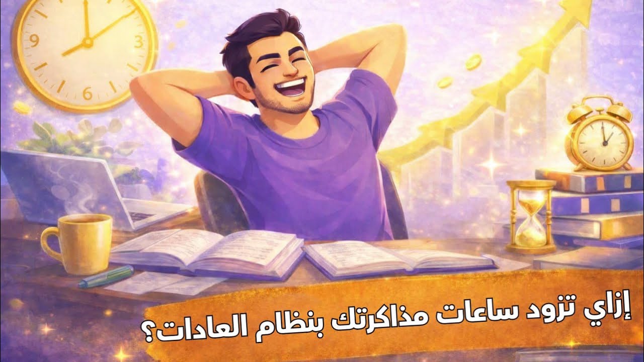 إزاي تذاكر ٦ ساعات يوميا بسهولة