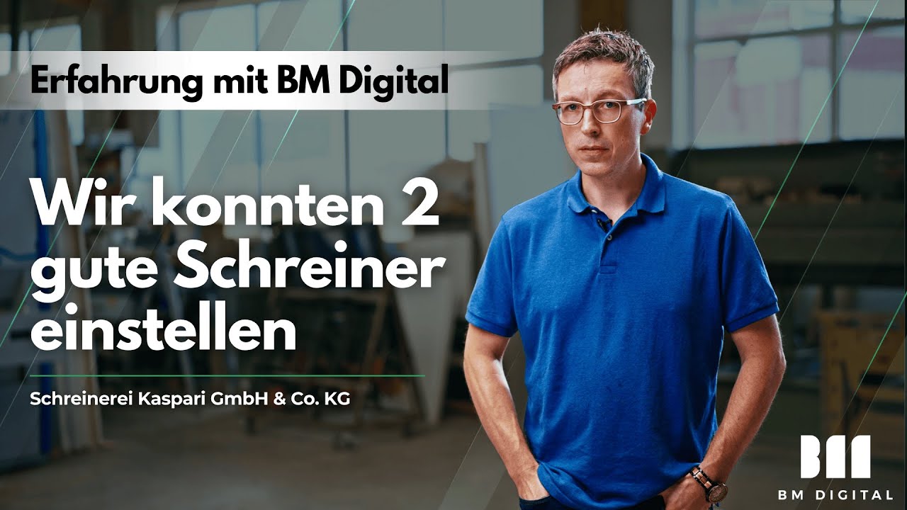 2 neue Schreiner im ländlichen Raum – Erfahrung mit BM Digital