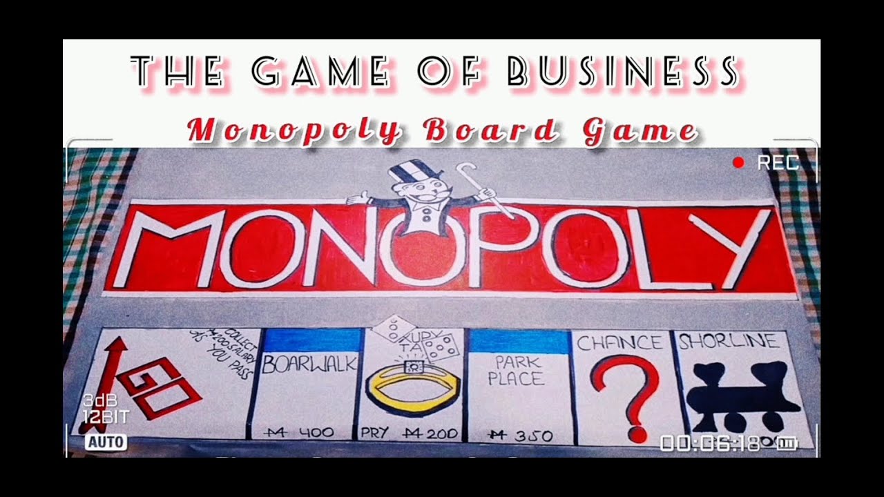 how to make Monopoly board Game part 1 ! The business game