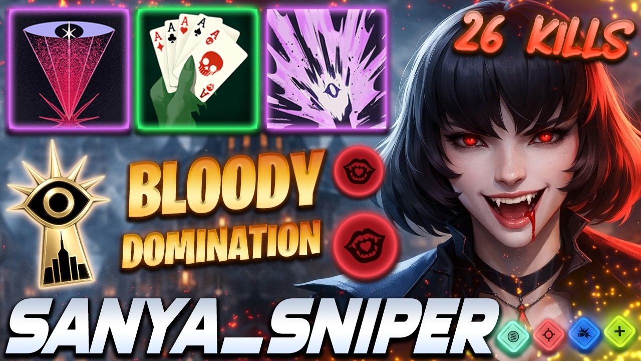 Sanya_Sniper Mina BLOODY DOMINATION 26 KILLS - Deadlock Pro Gameplay & Guides [Watch & Learn]
