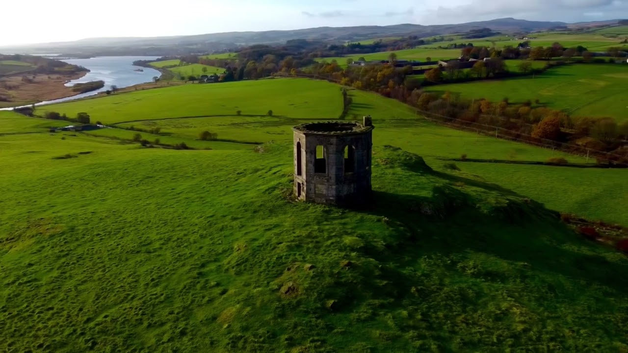 Kenmure Hill Temple, Howwood, Renfrewshire. Drone Footage