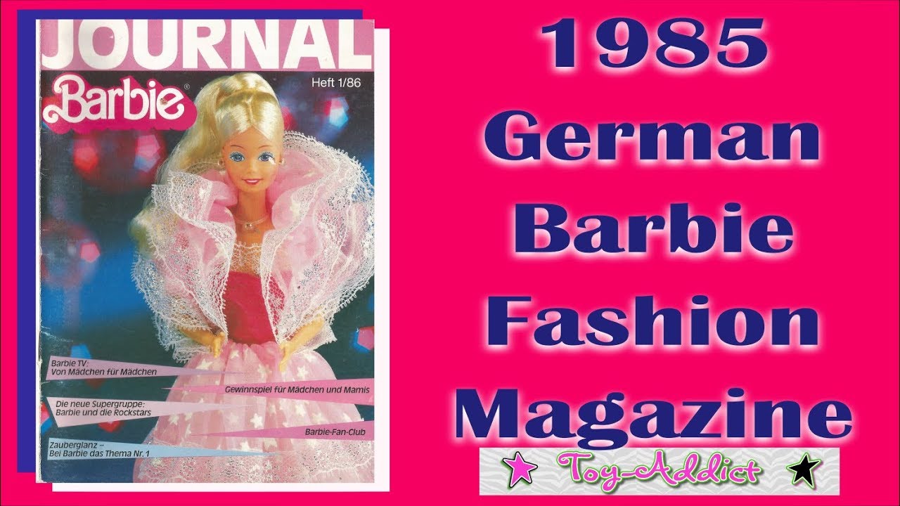Barbie 1985 Vintage German Fashion Magazine ~ Toy-Addict